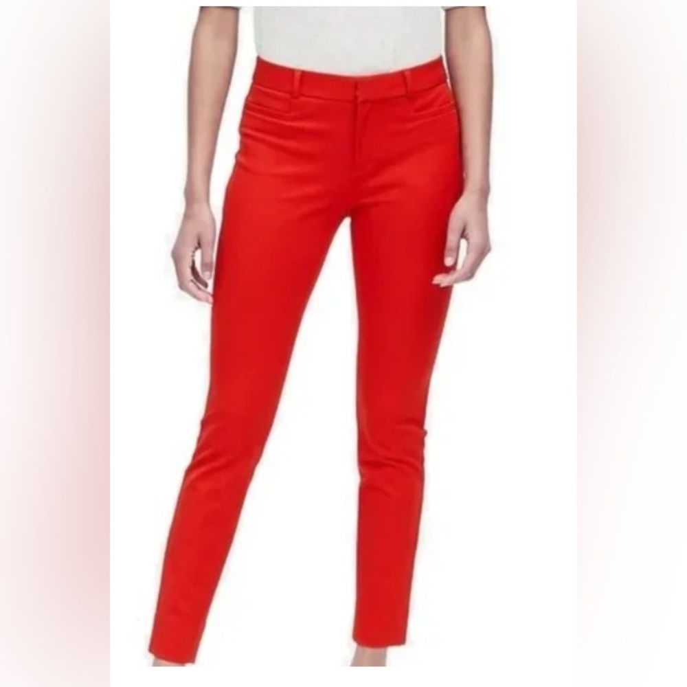 Zara Basic Collection Red Orange Pants - image 1